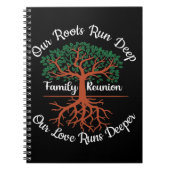 Carnet Family Reunion Our Roots Run Deep Tree (Devant)