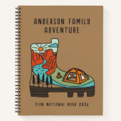 Carnet Family Road Trip Travel Journal, RV Camping (Devant)