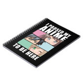 Carnet Fan de Manga Comic Otaku (Côté gauche)