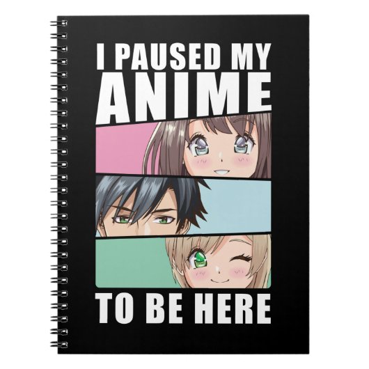 Carnet Fan de Manga Comic Otaku (Devant)