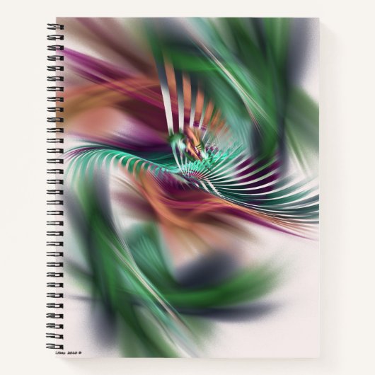 Carnet Fancy Dancer Abstrait (Devant)