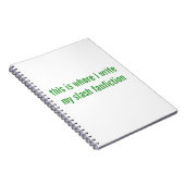 Carnet fanfiction de barre oblique (Côté Droit)