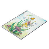 Carnet Fantaisie artistique de fée jonquille (Côté gauche)