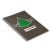 Carnet fantaisie d'arbre de Noël (Côté Droit)