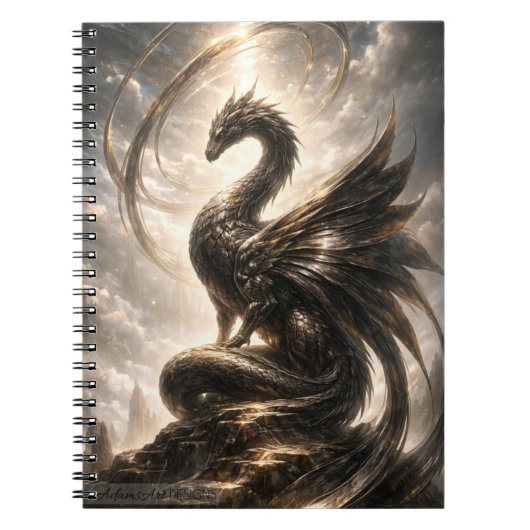 Carnet Fantaisie de dragon gardien céleste (Devant)