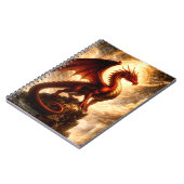 Carnet Fantaisie de dragon gardien de feu céleste (Côté gauche)