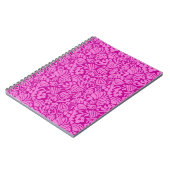 Carnet Fantaisie de fraise en rose (Côté gauche)
