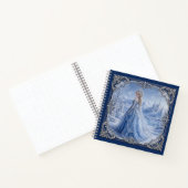 Carnet Fantaisie de princesse bleu royal (Intérieur)