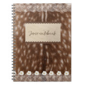carnet fantaisiste cerf (Devant)