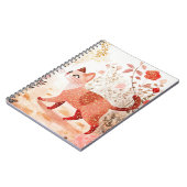 Carnet Fantaisiste. Chat dans un jardin de roses. (Côté gauche)