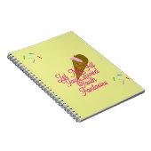 CARNET FANTASIE DE CRÈME GLACÉE (Côté Droit)