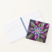 Carnet Fantastique Fleur Exotique Colorée (Intérieur)