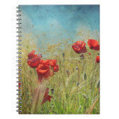 Carnet Fantasy poppies (Devant)
