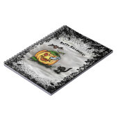 Carnet Fantôme, Chat, Chat et Citrouille, Bonne Halloween (Côté gauche)