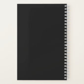 Carnet Fantôme mignon avec image personnalisée et texte (Verso)