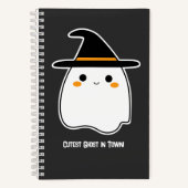 Carnet Fantôme mignon avec image personnalisée et texte (Recto)