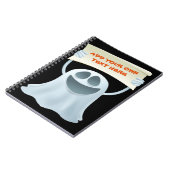 Carnet Fantôme tenant le texte (Côté gauche)