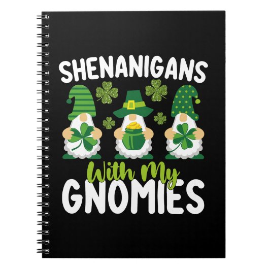 Carnet Farces Avec Mon Gnome Gnomies St Patrick's Day (Devant)