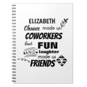 Carnet Farewell Coworker Boss - nous sommes amis Custom (Devant)