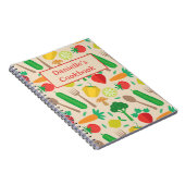 Carnet Farmers Market Vegetables Custom Cookbook (Côté Droit)