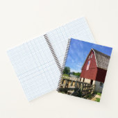 Carnet Farms | Red Barn With American Flag (Intérieur)