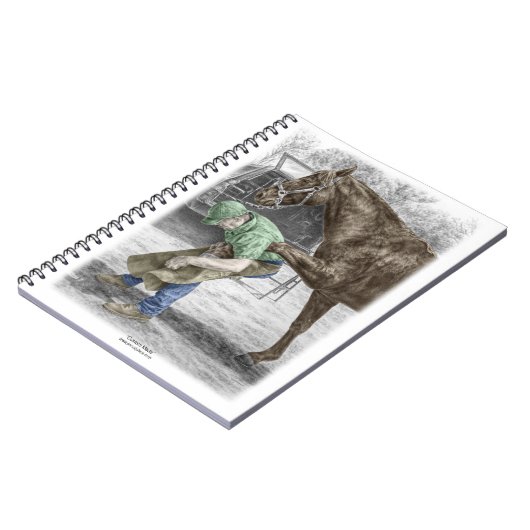 Carnet Farrier Blacksmith Chaussure Cheval (Côté gauche)