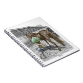 Carnet Farrier Forgeron Trimming Horse Hoof (Côté Droit)