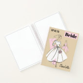 Carnet Fashion Bride Neutral Group Nom de la mariée Date (Intérieur)