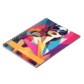 Carnet Fashionista 9 de 9 jolie dame (Côté gauche)