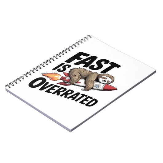 Carnet Fast est surévalué Sloth Rocket (Côté gauche)
