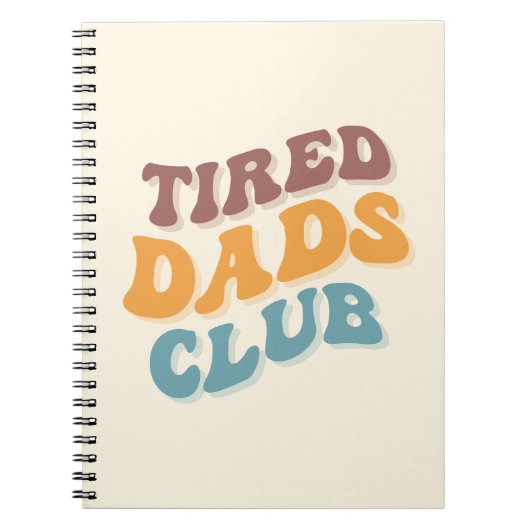 Carnet Fatigué Dads Club Funny (Devant)