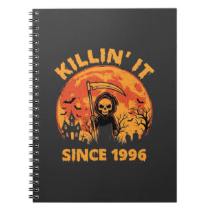 Carnet Faucheur d'Halloween depuis 1996 Conception d'anni