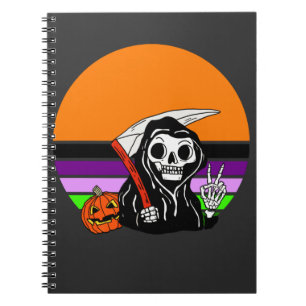 Carnet Faucheuse - Coucher de soleil d'Halloween Jack O'L