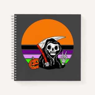 Carnet Faucheuse - Coucher de soleil d'Halloween Jack O'L