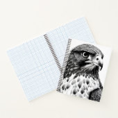 Carnet Faucon Oiseau nature sauvage Illustration animale (Intérieur)