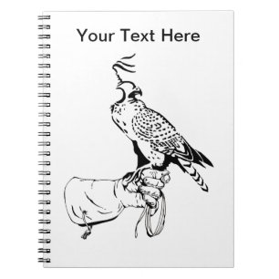 Carnet Faucon sur gant