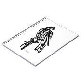 Carnet Faucon sur perchoir bloc (Côté gauche)