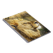 Carnet Faune africaine sauvage de Lion Head customisée (Côté Droit)
