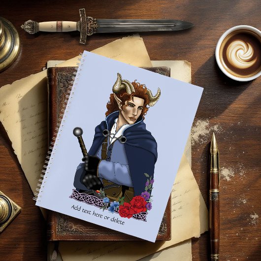Carnet Faune cornu Fae Fantastique