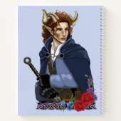 Carnet Faune cornu Fae Fantastique (Dos)