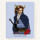 Carnet Faune cornu Fae Fantastique (Devant)