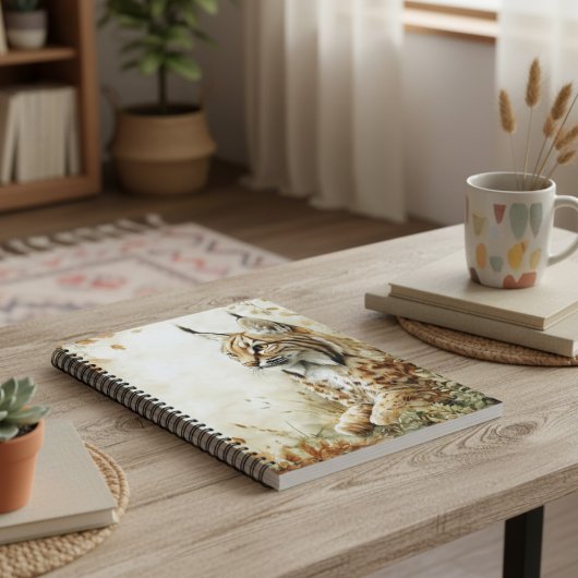 Carnet Faune de la nature Lynx des bois
