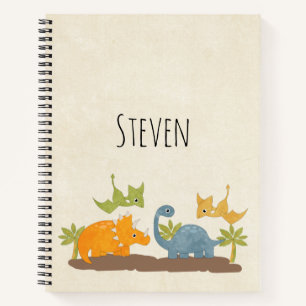 Carnet Faune sauvage de Cute Dinosaure