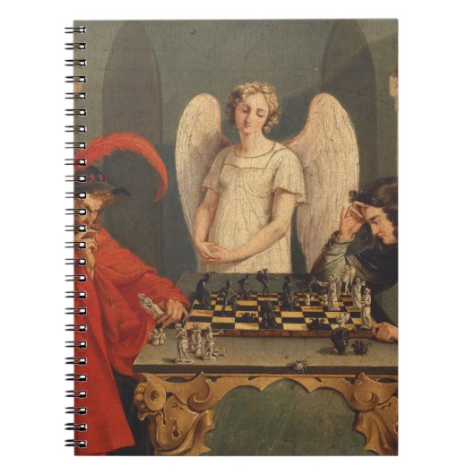 Carnet Faust Et Mephistopheles Jouent Aux Échecs (Devant)