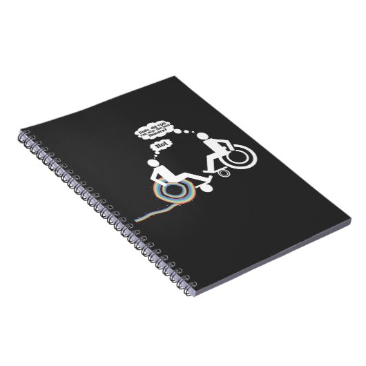 Carnet Fauteuil Roulant Joke Handicap Unicorn Handicap Hu (Côté Droit)