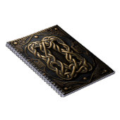 Carnet Faux Cuir et Métal (Côté Droit)