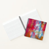 Carnet Faux Gold Touch Abstraits souvenirs (Intérieur)