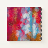 Carnet Faux Gold Touch Abstraits souvenirs (Dos)