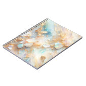 Carnet Faux Holographique Opal Moonstone Gold Butterfly (Côté gauche)