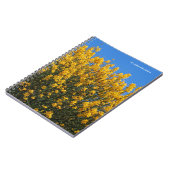 Carnet Faux Indigo jaune / Indigo sauvage / Herbe (Côté gauche)